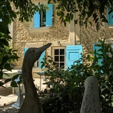 La maison vue depuis le jardin